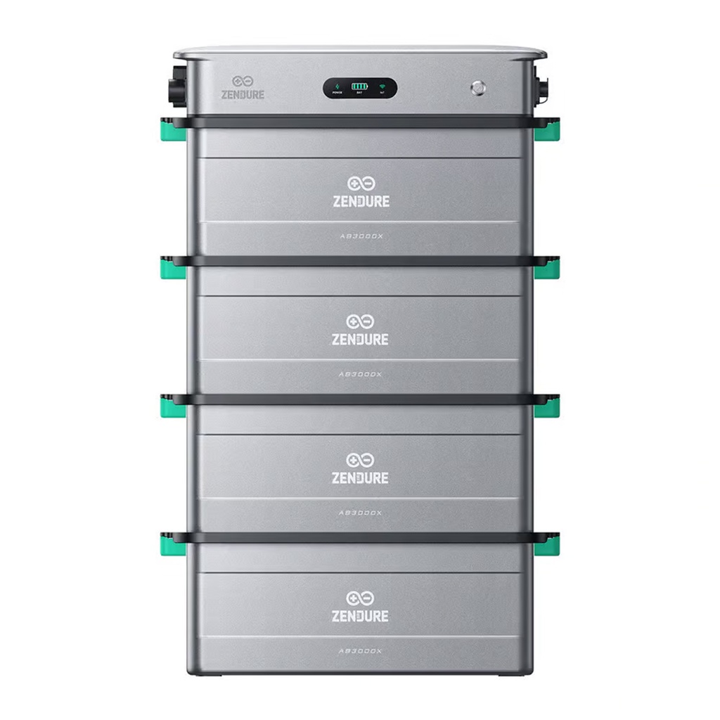 Zendure SolarFlow Set 11,52kWh 2400 AC mit 4x AB3000X Erweiterungsbatterie