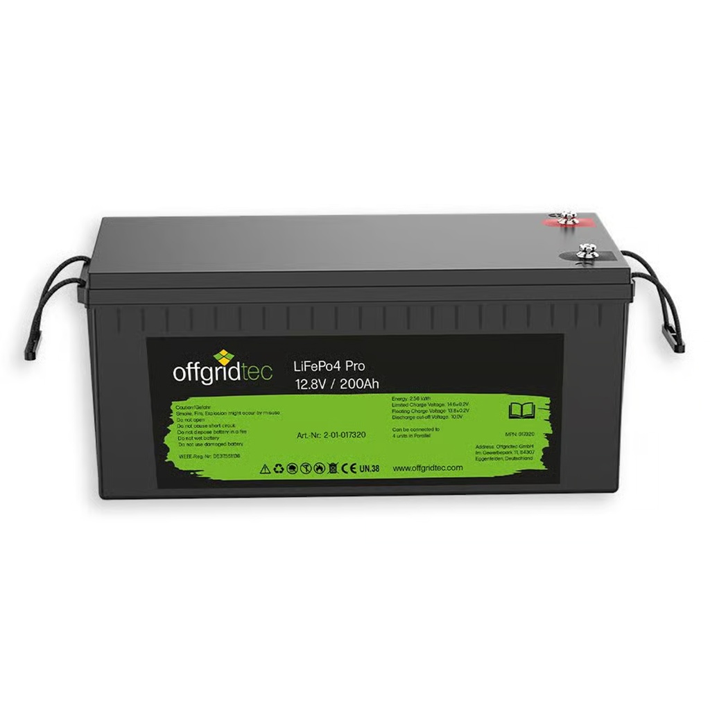 [OGT2-01-017320] Offgridtec 12/200 LiFePo4 Pro 200Ah 2560Wh Lithiumbatterie 12,8V